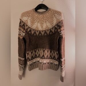 Ralph Lauren Collection Jacquard-Knit Cashmere-Blend Sweater